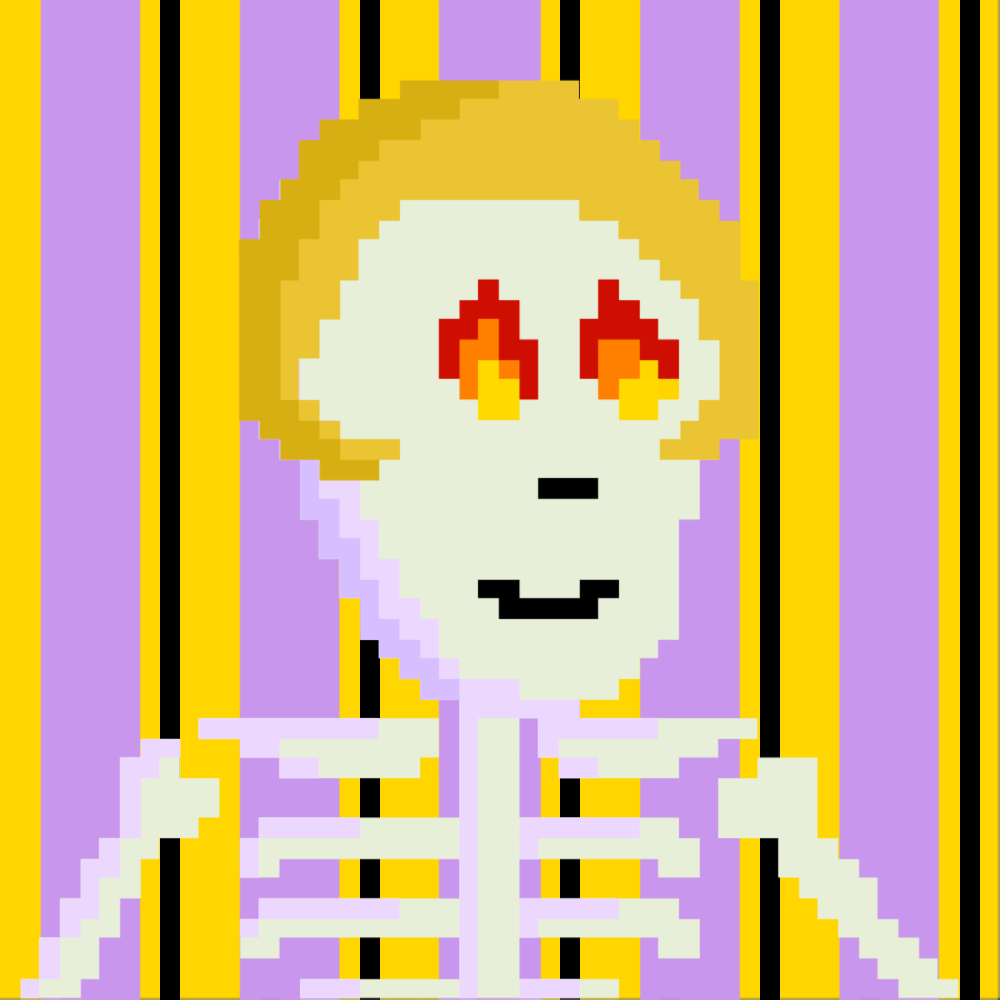 PIXEL SKULLETTI 1 #10