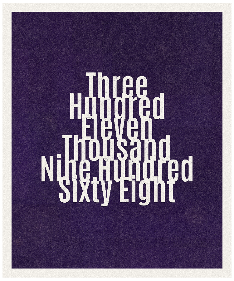 Count #311968