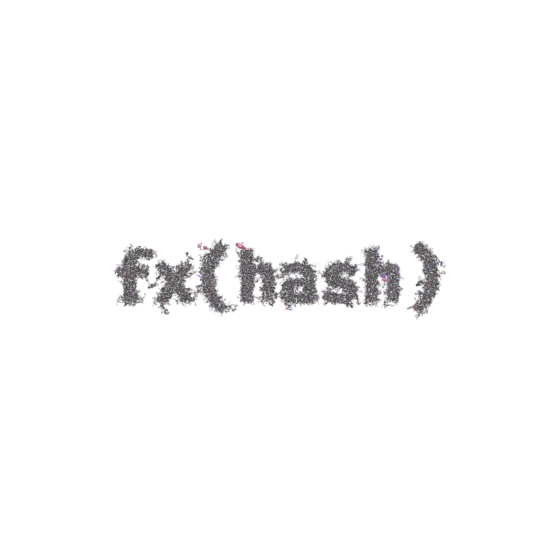 FXHASH Logo with Features #55