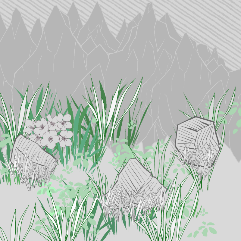 Wild Grass and Rubble #14