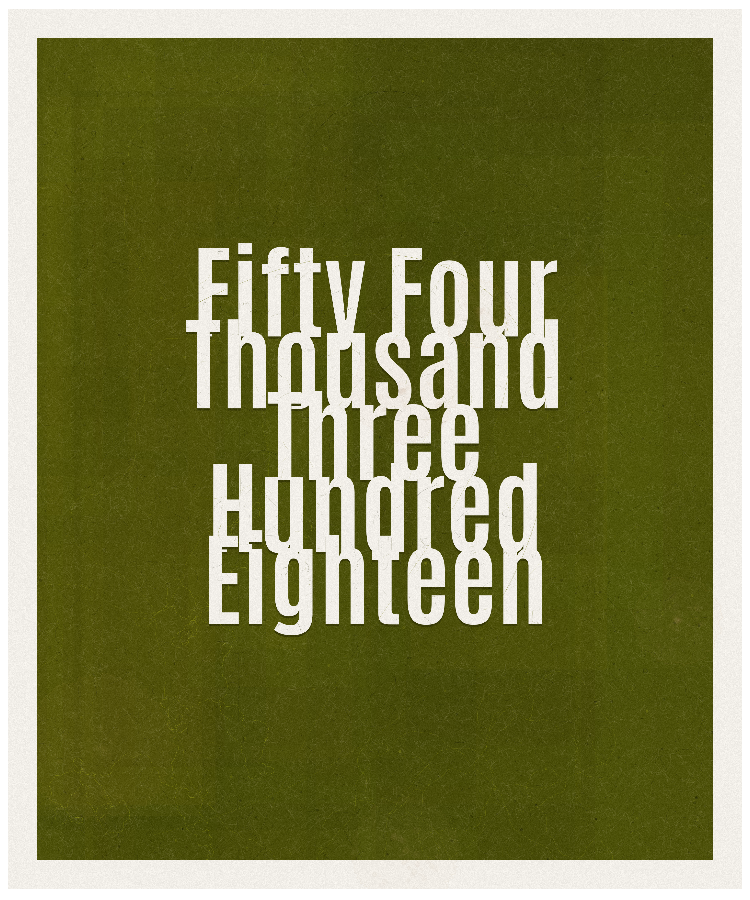 Count #54318