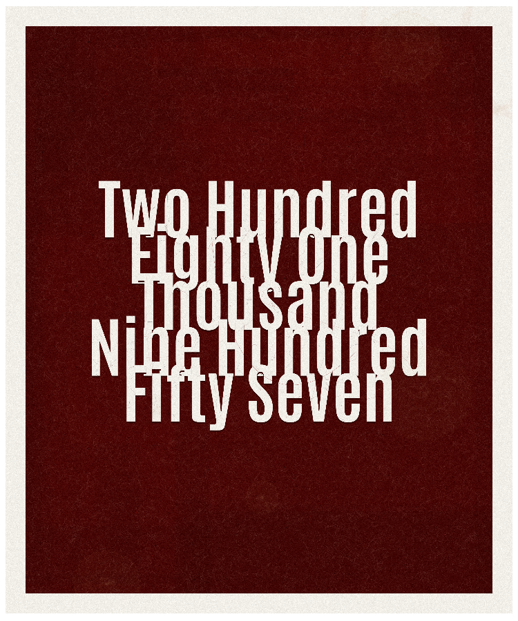 Count #281957