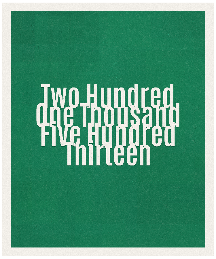 Count #201513