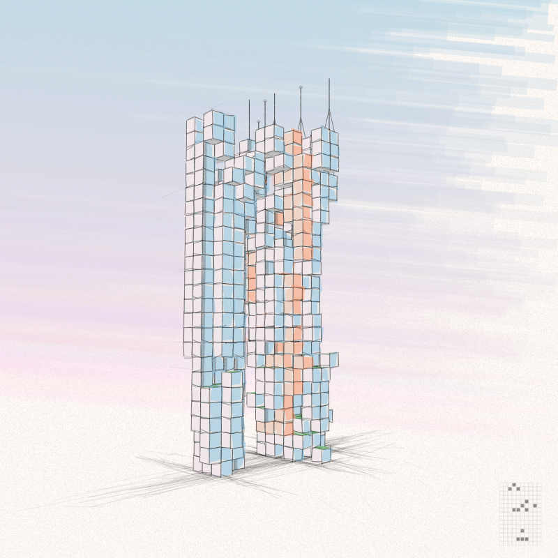 Cellular Skyscrapers #233