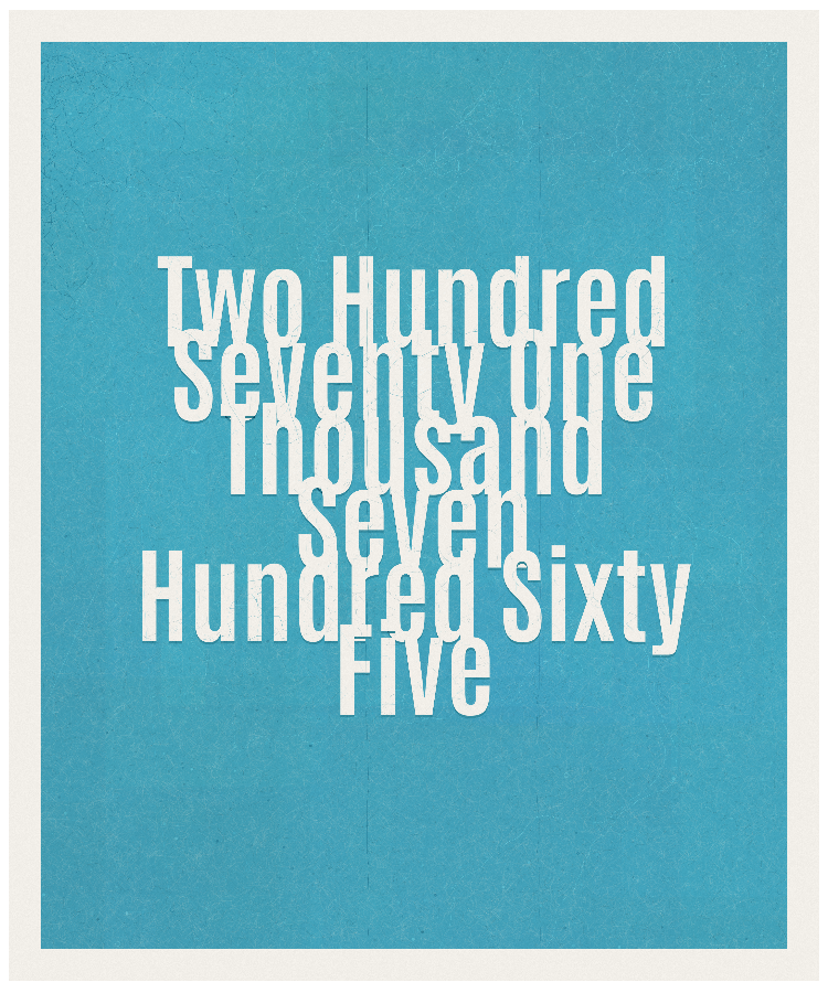 Count #271765