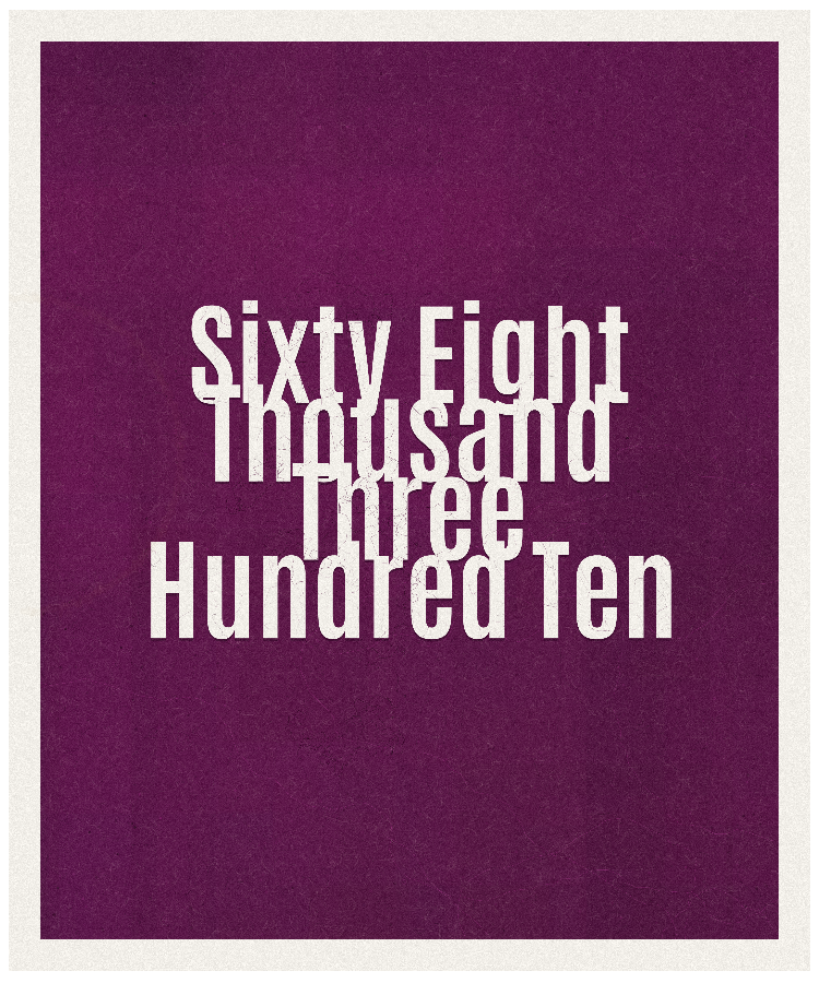 Count #68310
