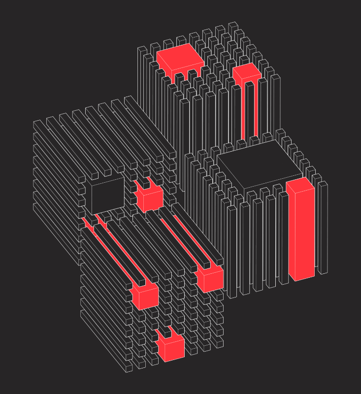 Cubick (Neon Red) #52