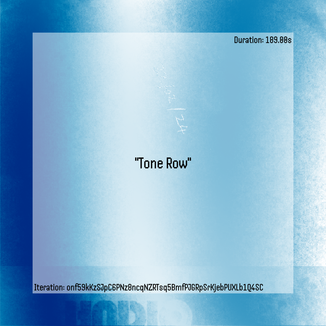 Tone Row #132