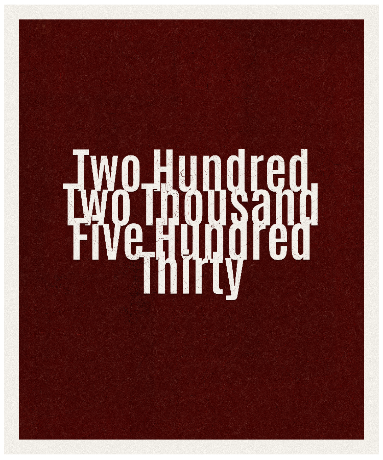 Count #202530