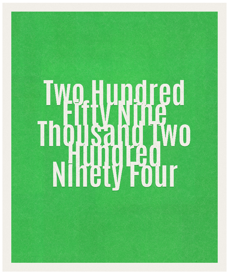 Count #259294