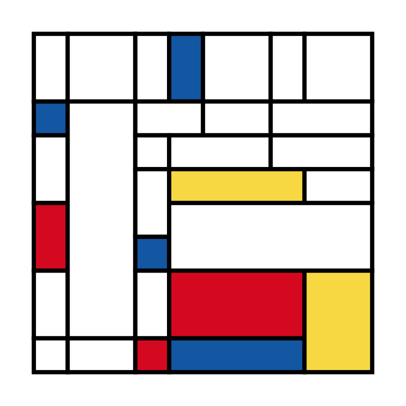 Mondrian squares #22