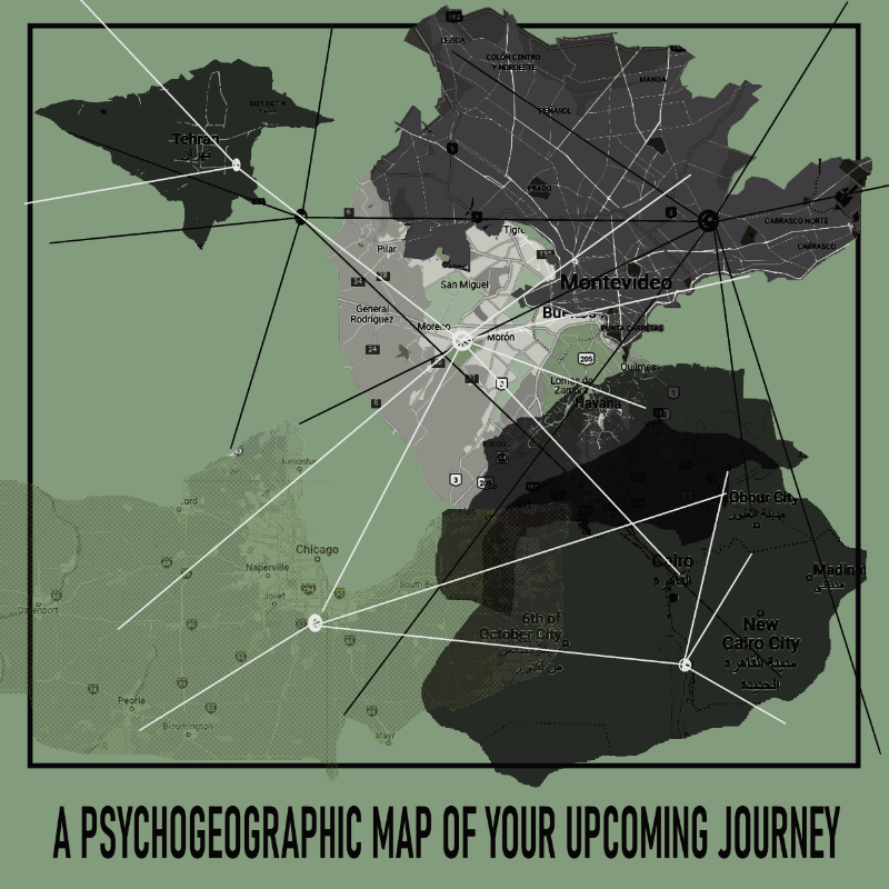 PSYCHOGEOGRAPHIC MAP  #13