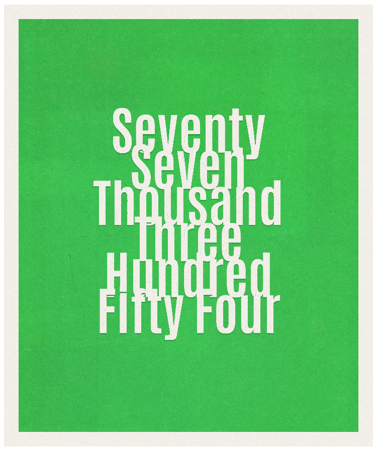 Count #77354