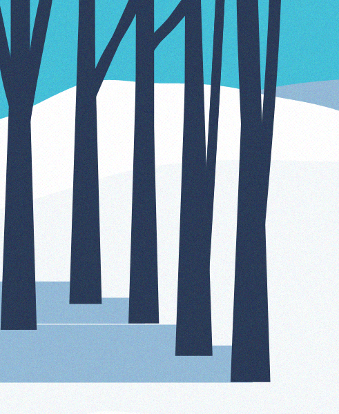 Minimal Snow Landscape #17