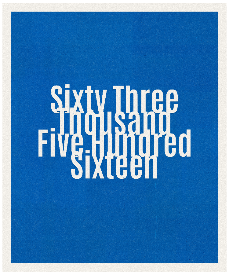 Count #63516