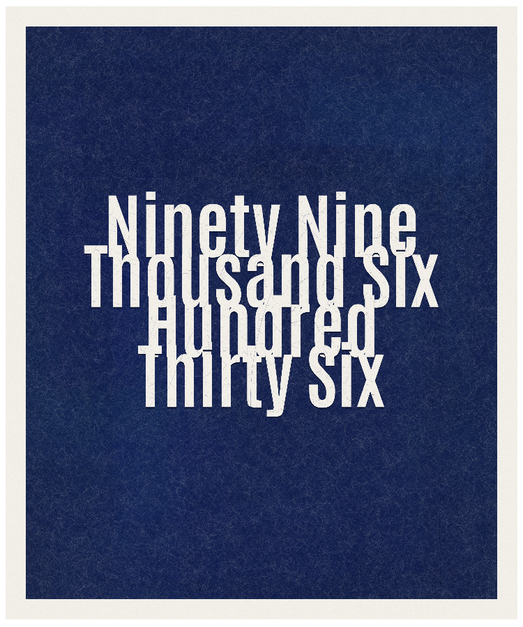 Count #99636