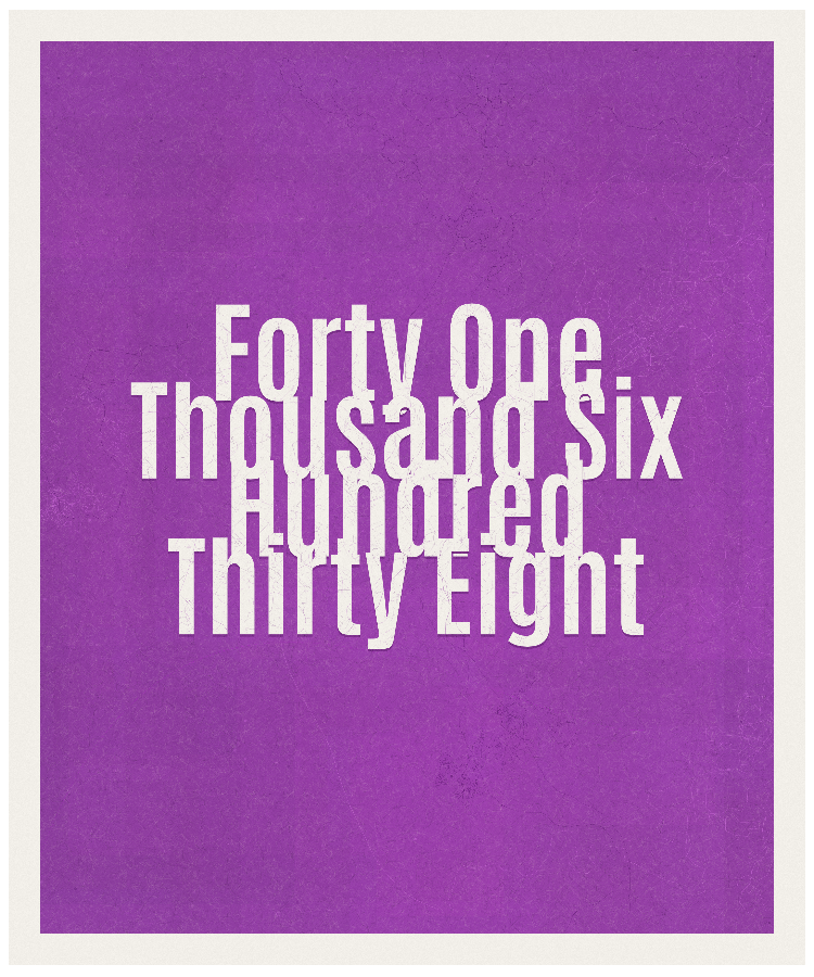 Count #41638