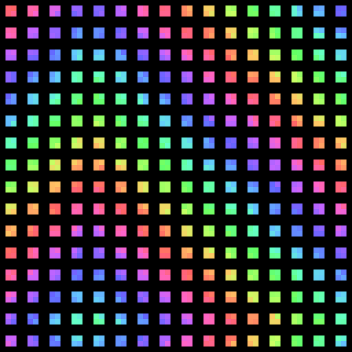 Animated RGB Squares