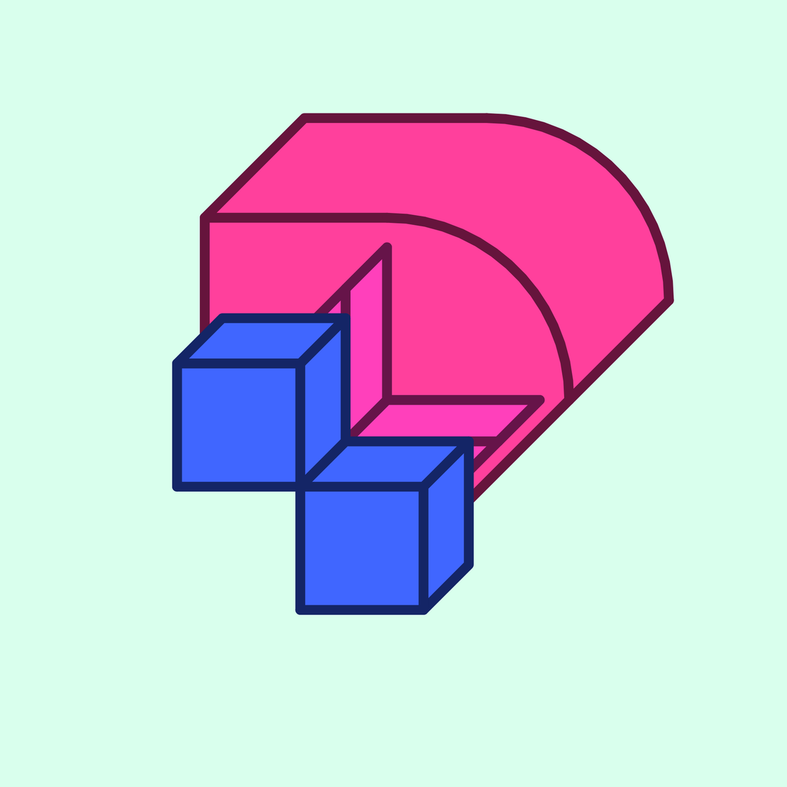 Calm shapes #1394
