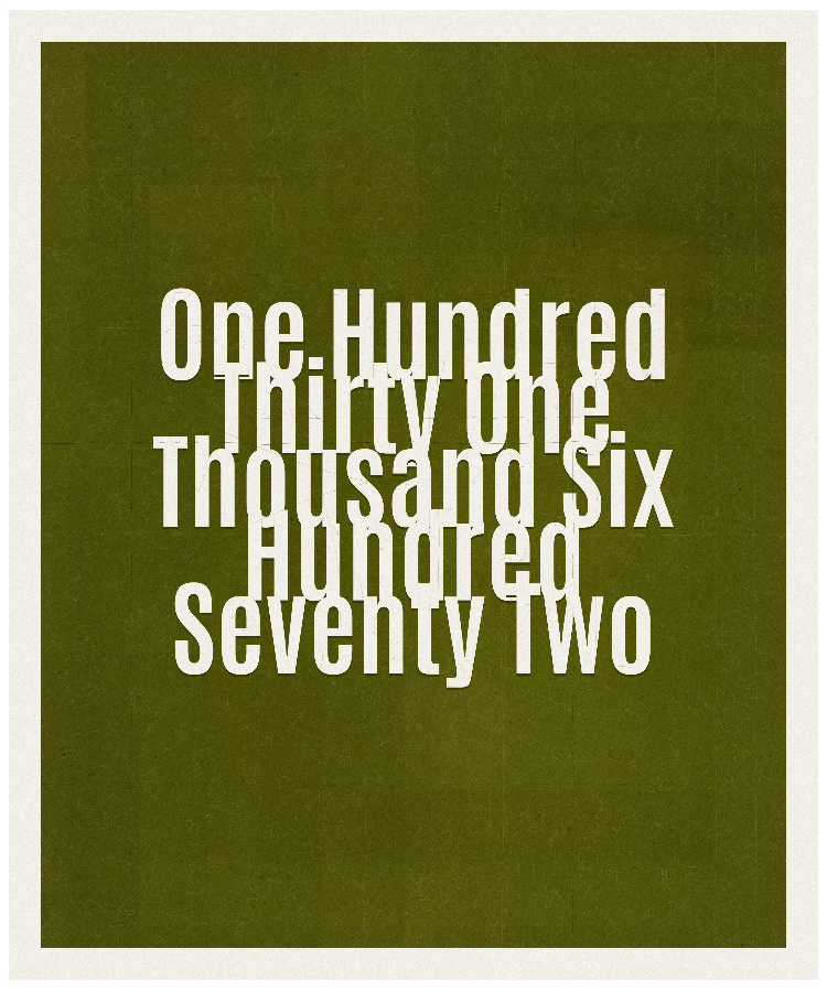 Count #131672