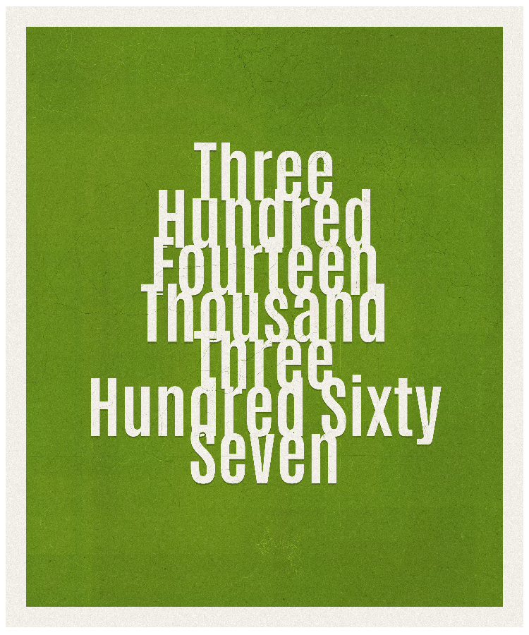 Count #314367