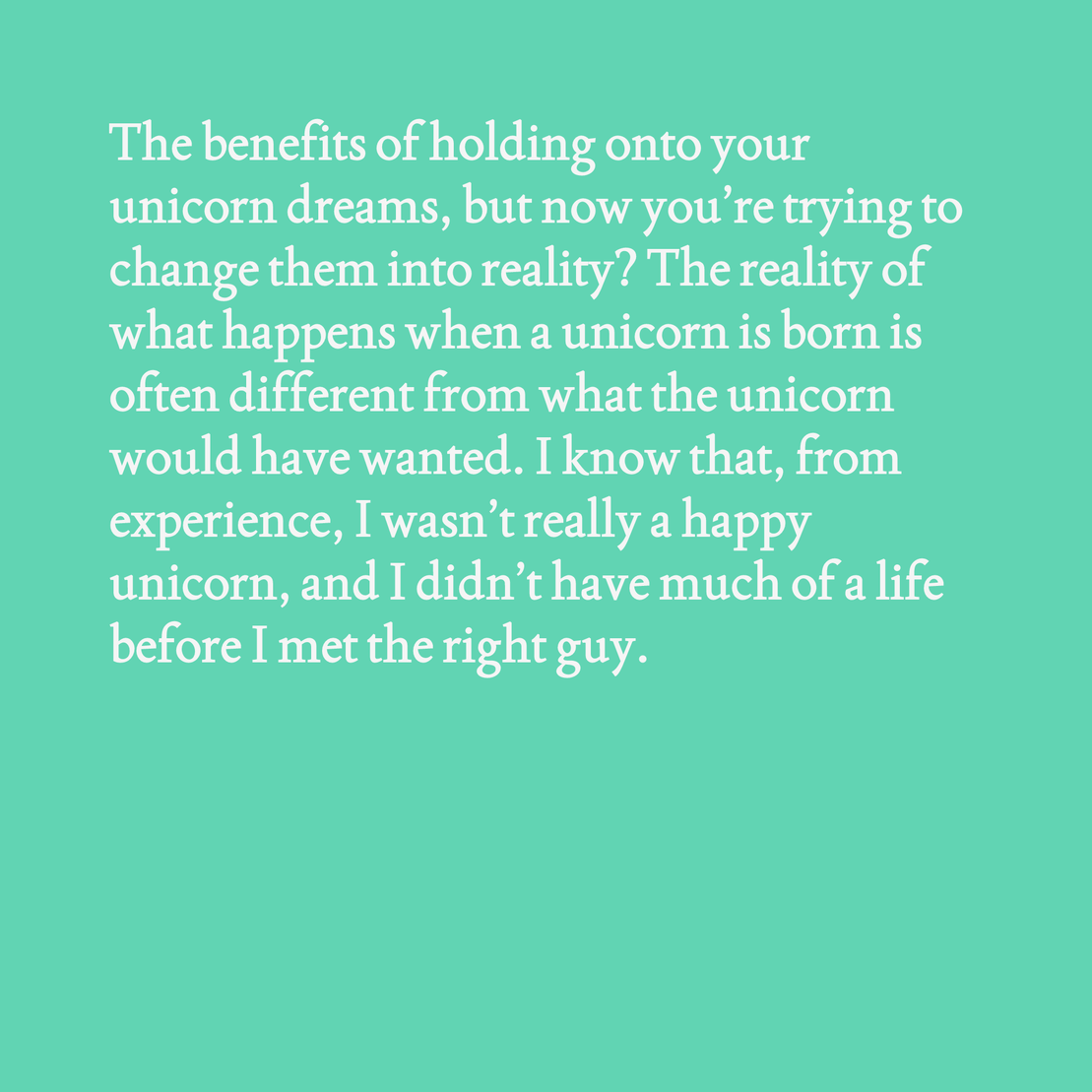 Unicorn Facts and Musings #4