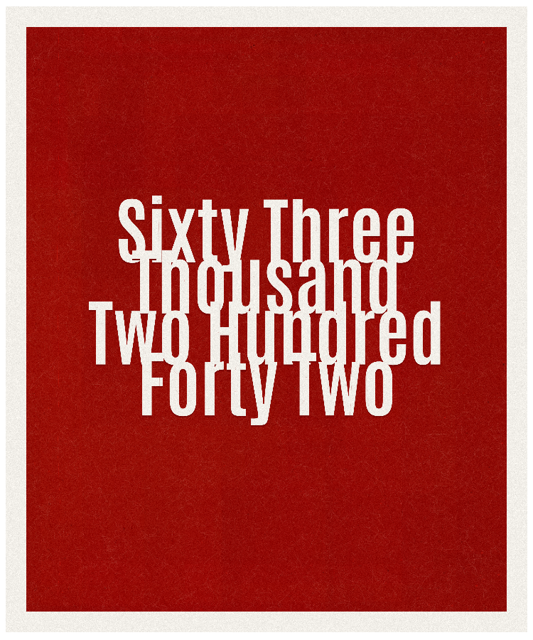 Count #63242