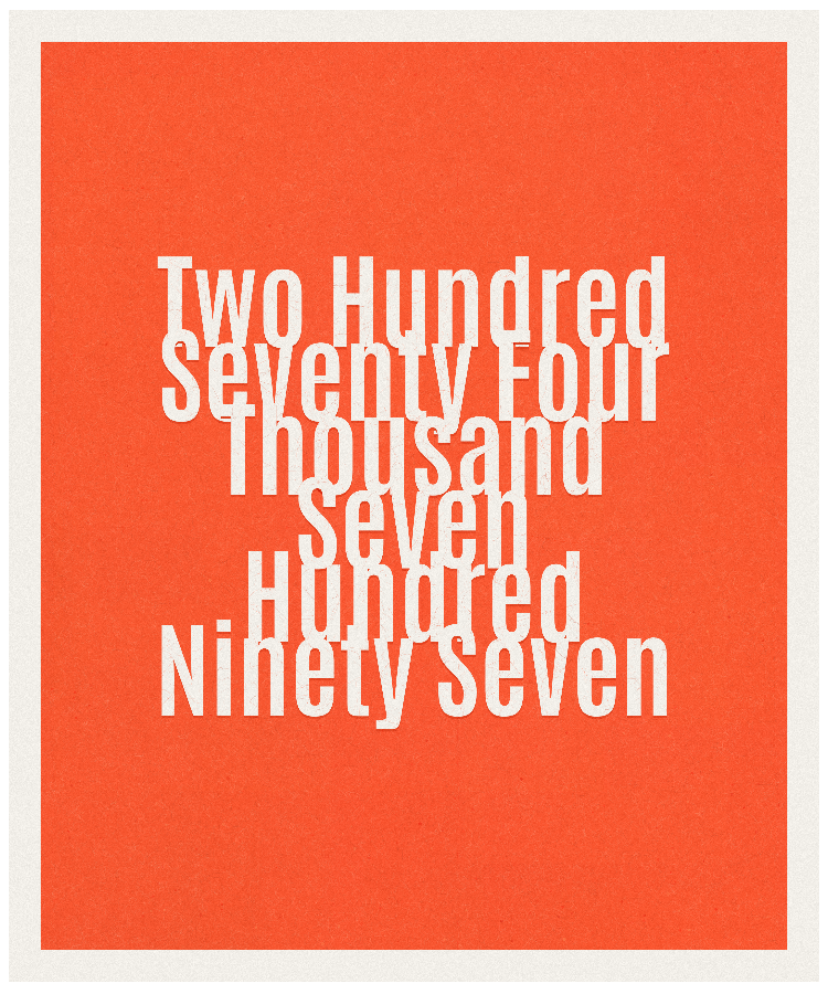 Count #274797