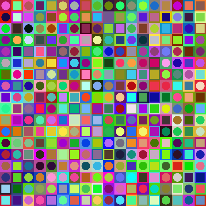 Square Dot Composition #222