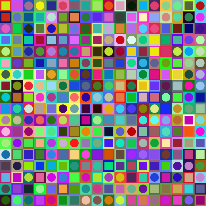 Square Dot Composition #209