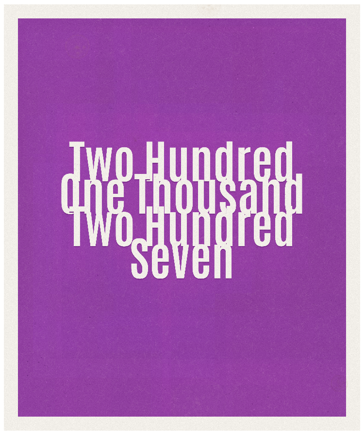 Count #201207