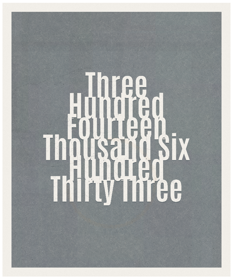 Count #314633