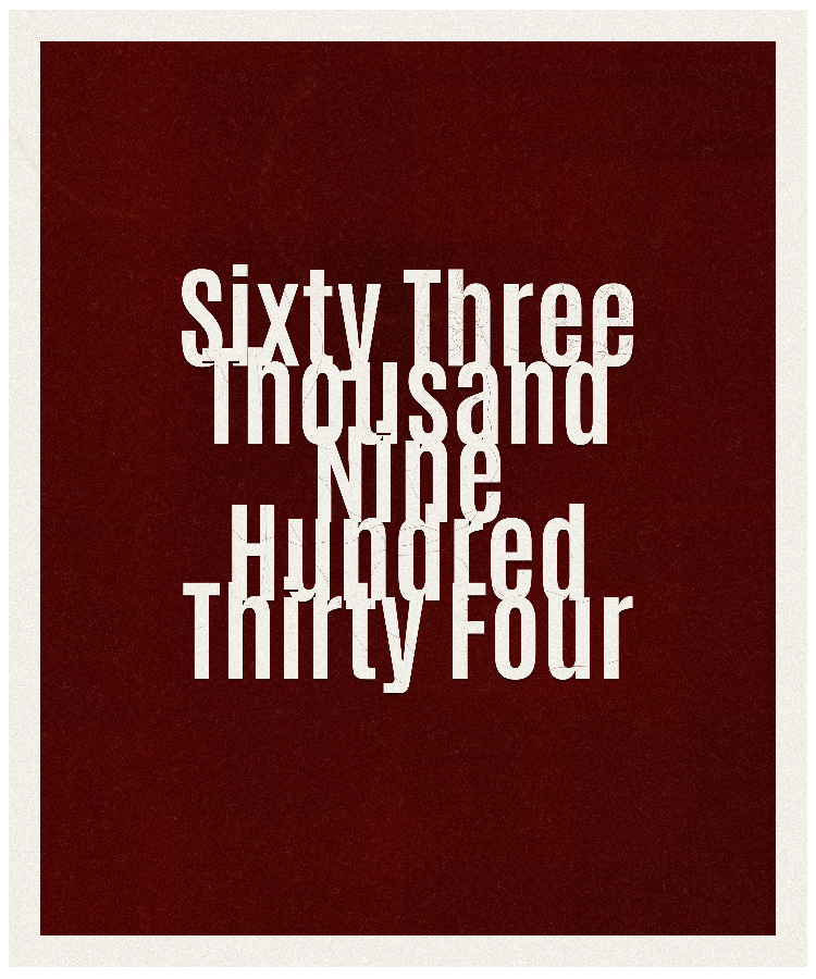Count #63934