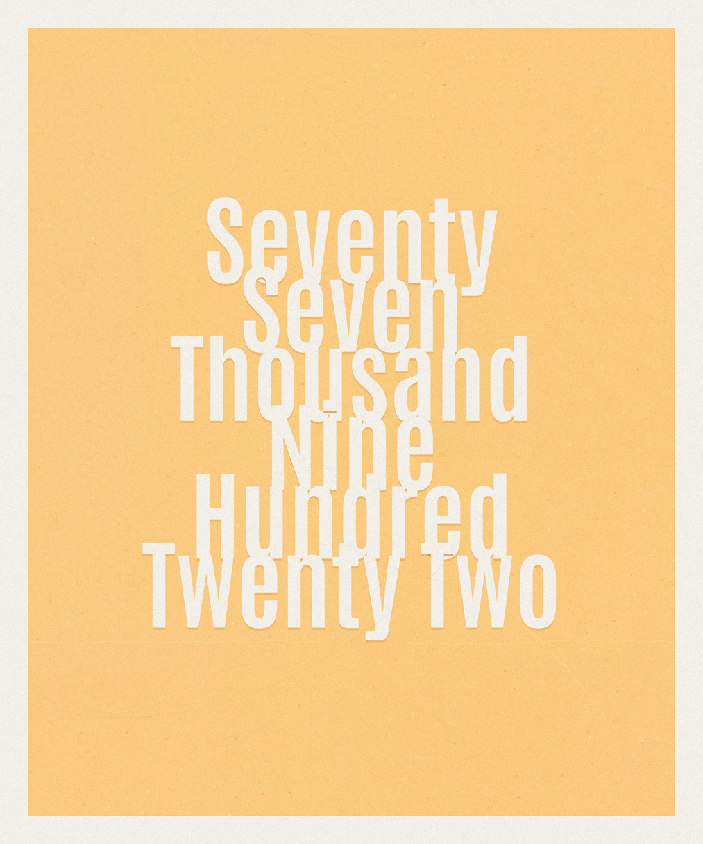 Count #77922