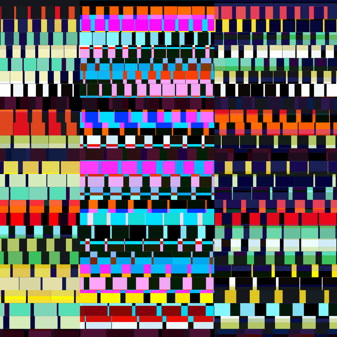 Glitchometry Stripes #19