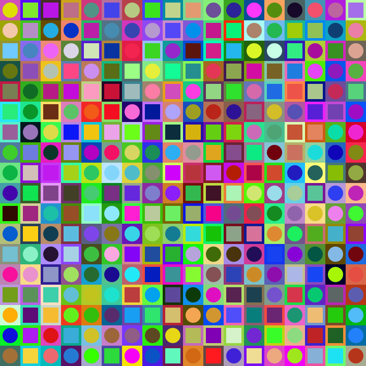 Square Dot Composition #199