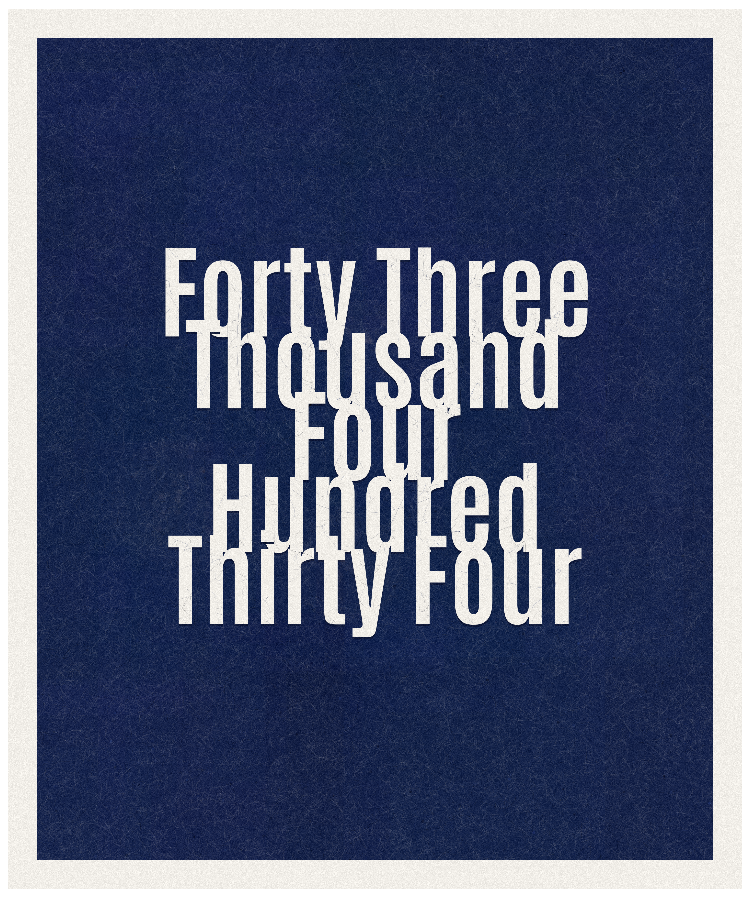Count #43434