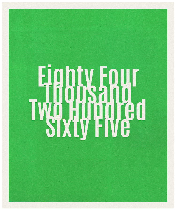 Count #84265