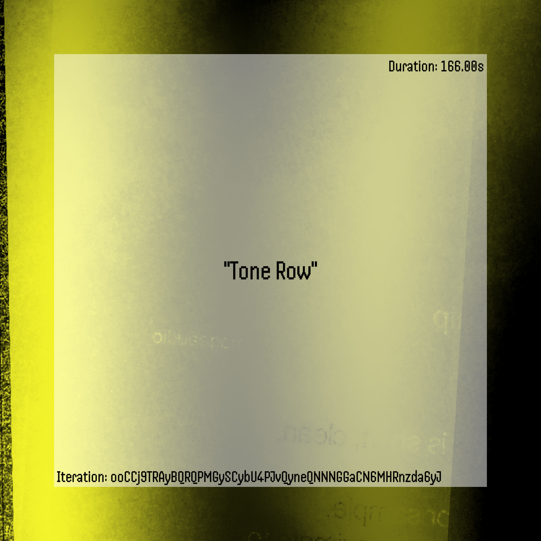 Tone Row #7