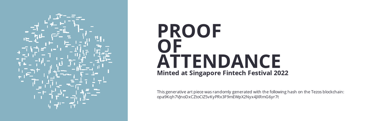 SFF2022 Proof of Attendance Token #1104