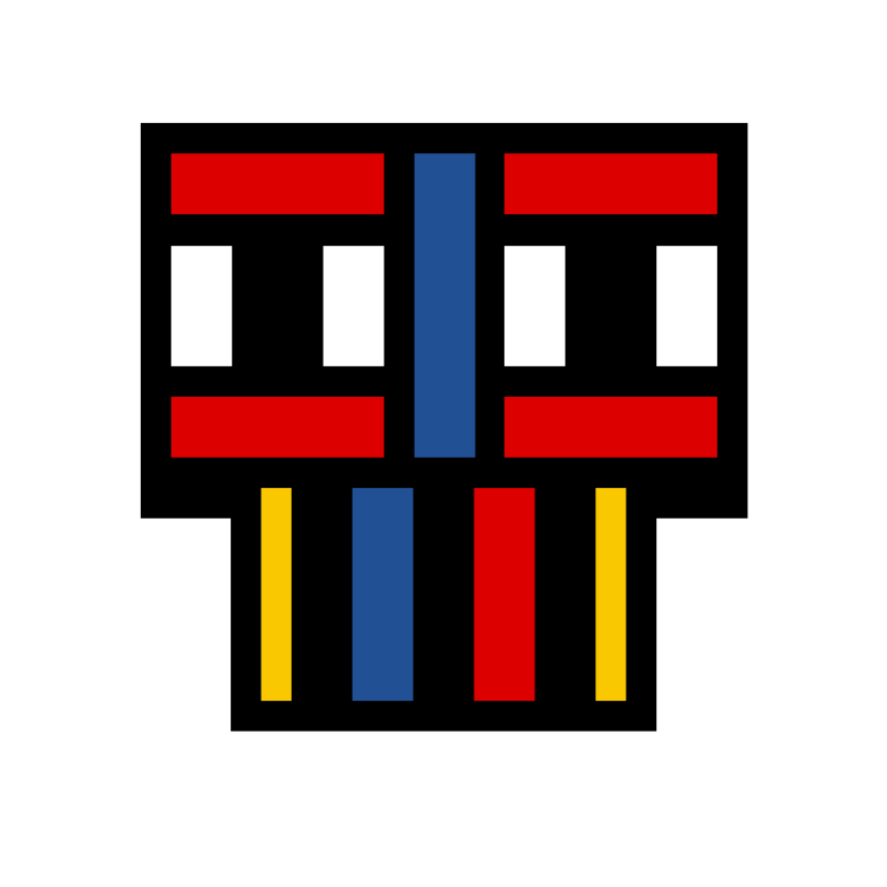 Piet Skulls #15