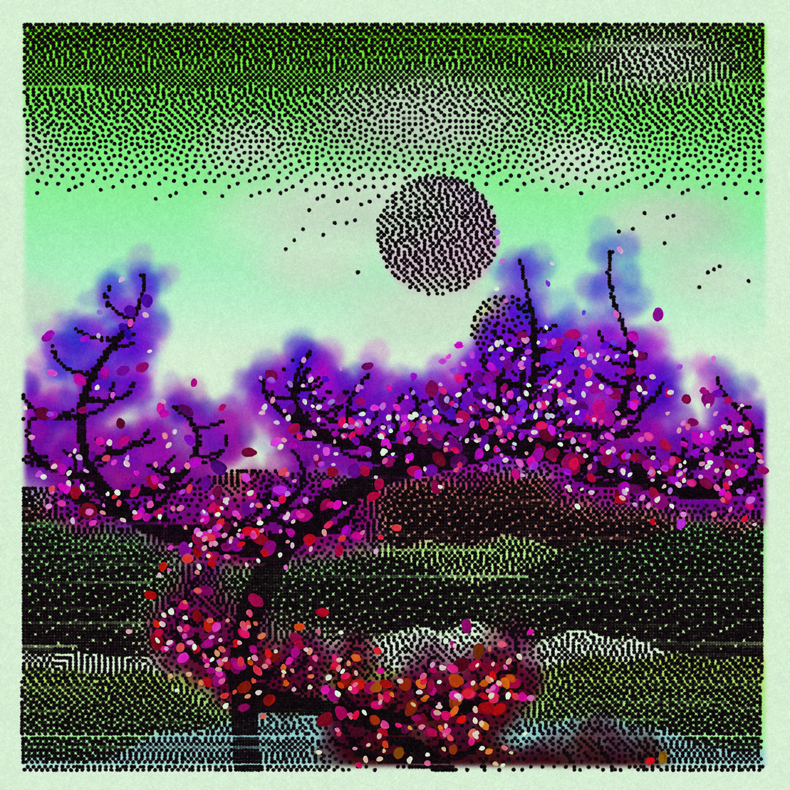 Dithered Branches #198