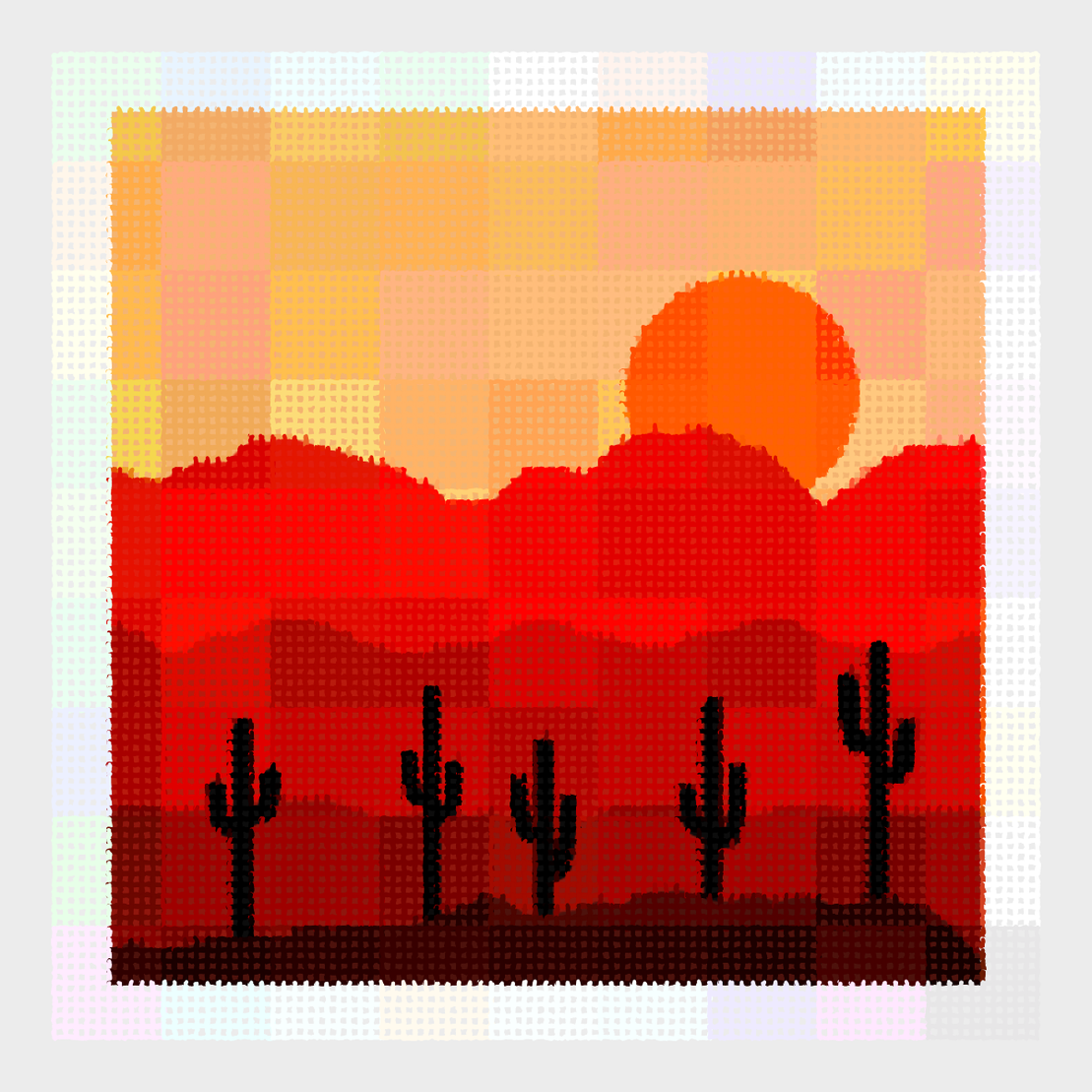 Saguaros #44