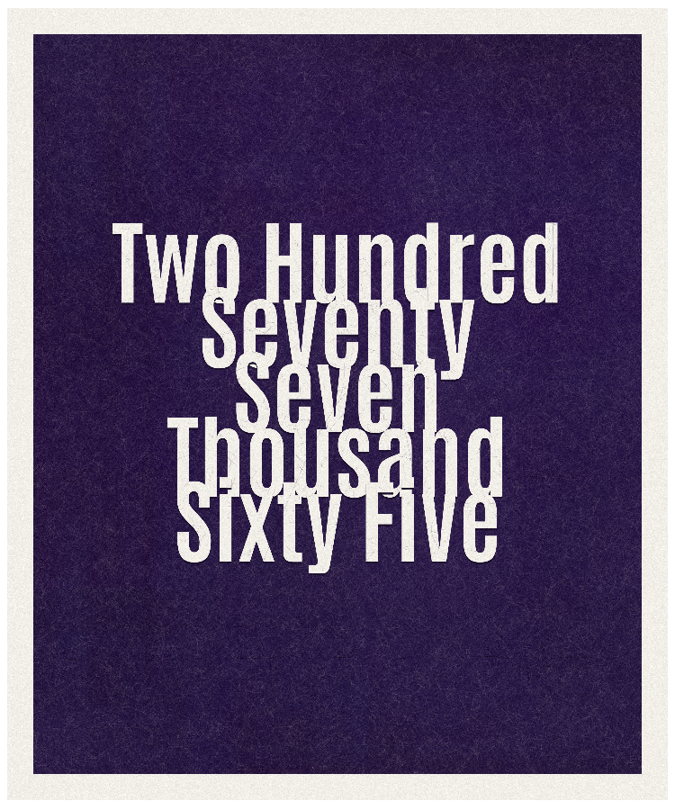 Count #277065