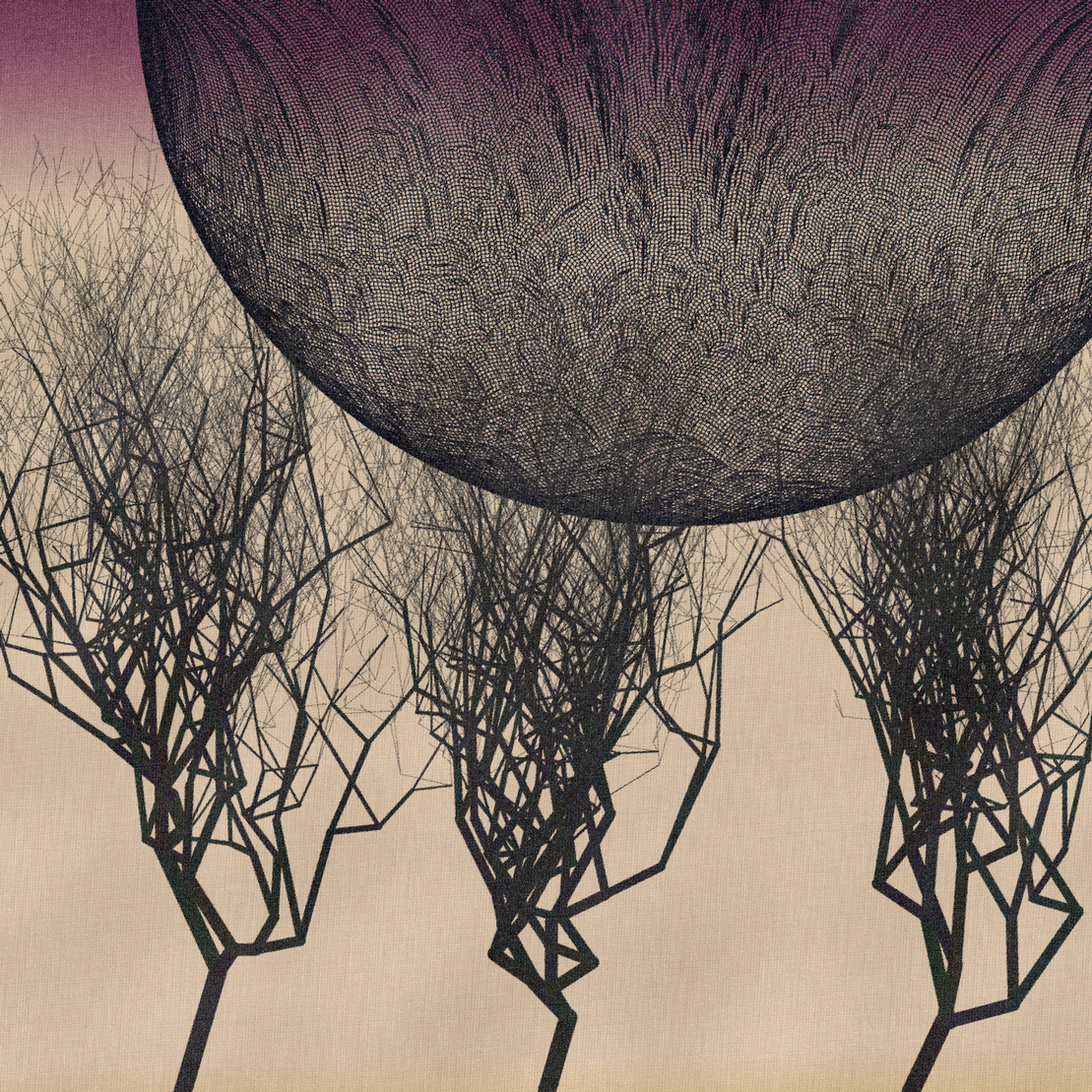 Three dead trees on earth #9