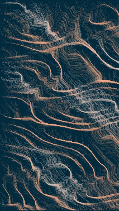 Algoscapes | Rock-face #152