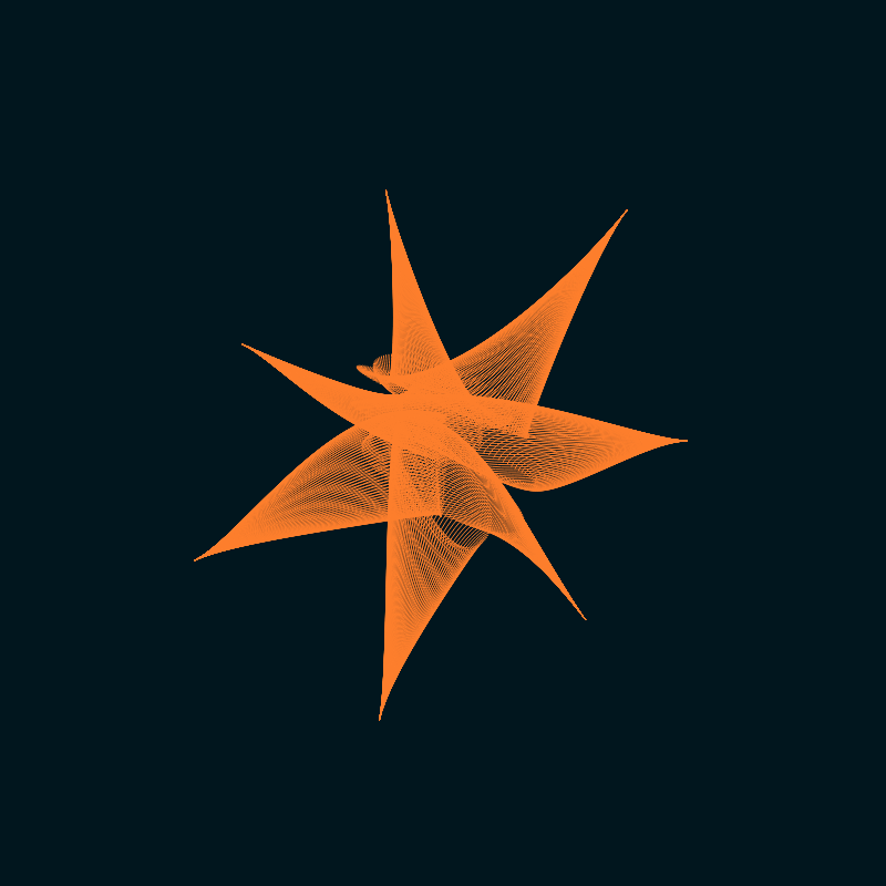 Bezier Stars #7