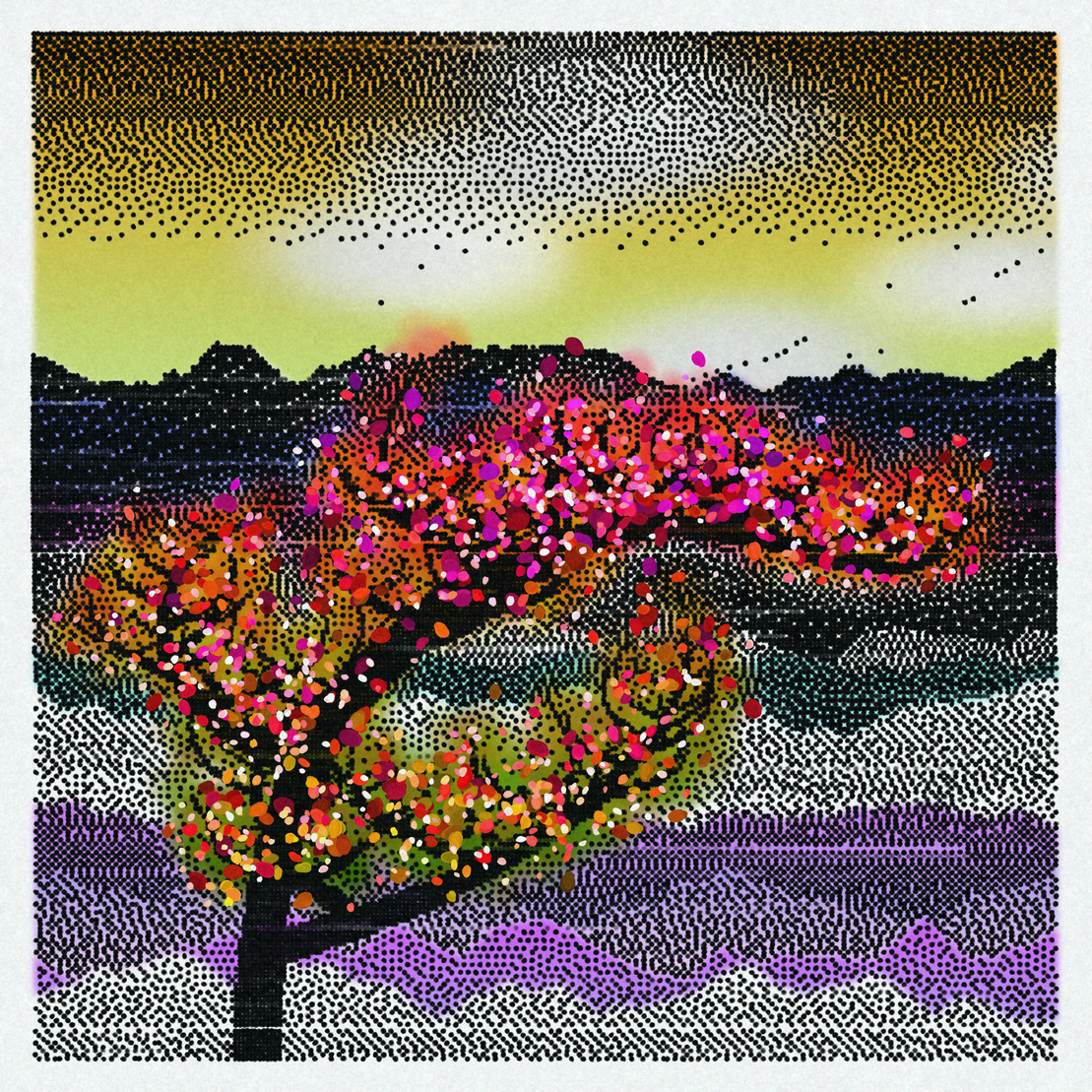 Dithered Branches #9