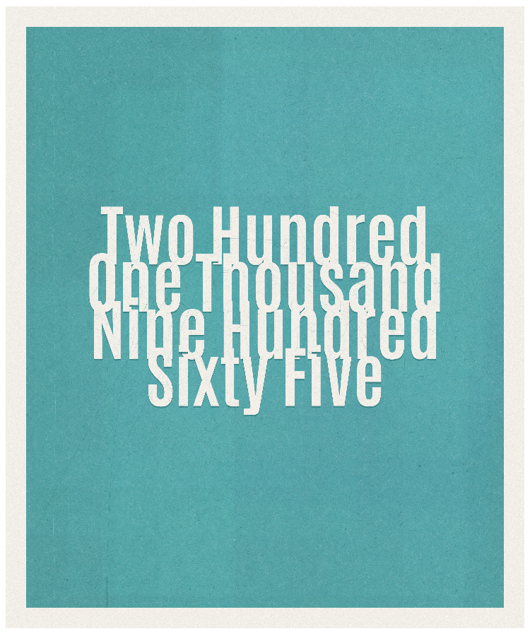 Count #201965