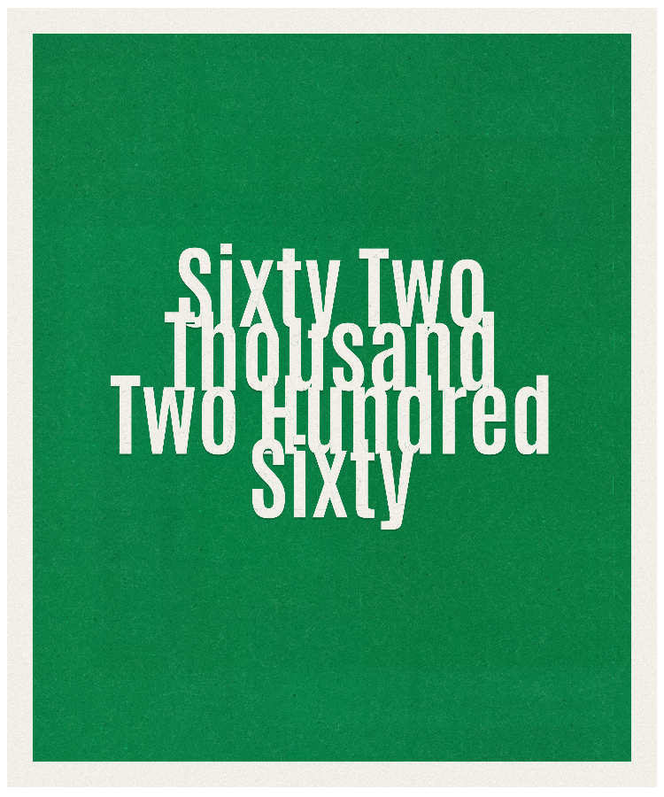 Count #62260
